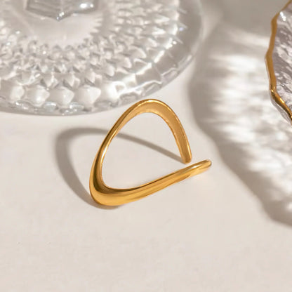 [GALE]Paisley Gold Arc Ring