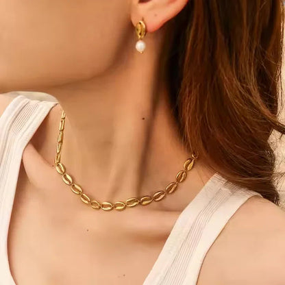 [GALE]Pacifica Gold Seashell Necklace