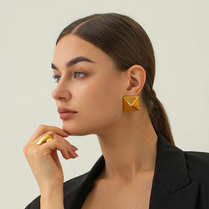 [GALE]Barbara Gold Earrings