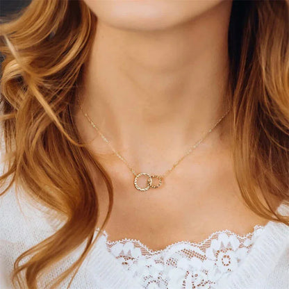 [GALE]Isabelle Gold Hoop Necklace