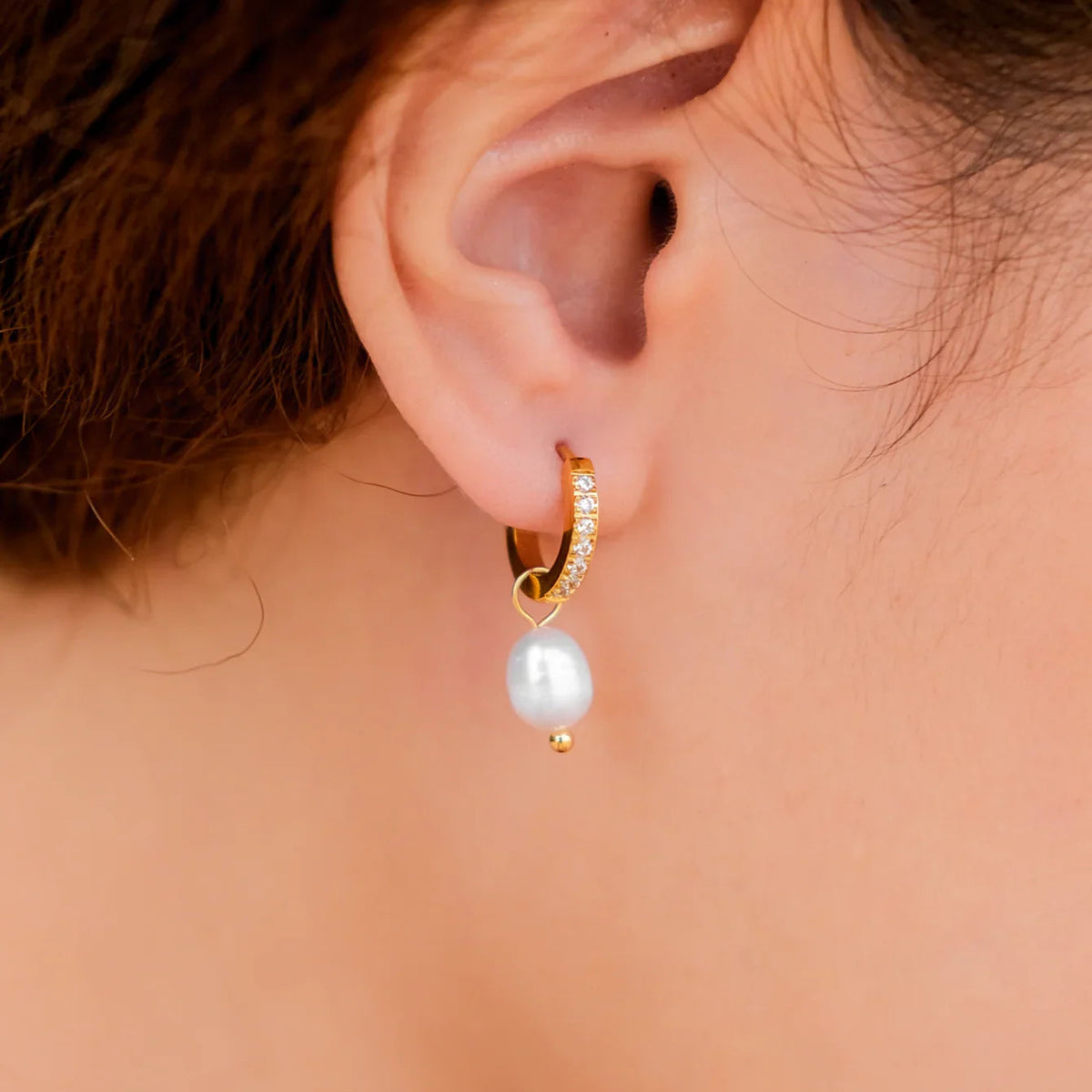 [GALE]Sara Pearl Earrings