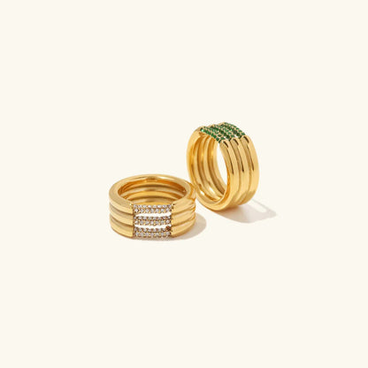 [GALE]Serenity Diamond Gold Ring