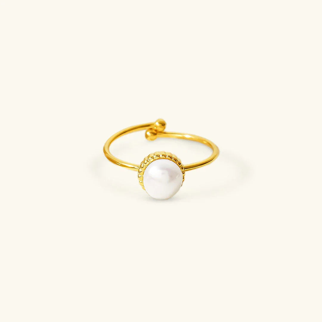 [GALE]Solis Gold Pearl Ring