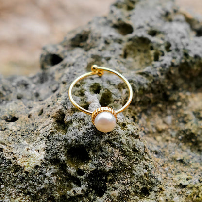 [GALE]Solis Gold Pearl Ring