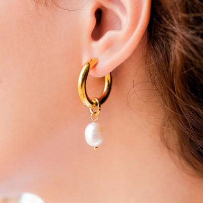 [GALE]Stella Pearl Earrings
