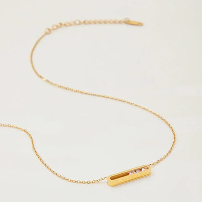 [GALE]Abby Sculpted Gold Pendant