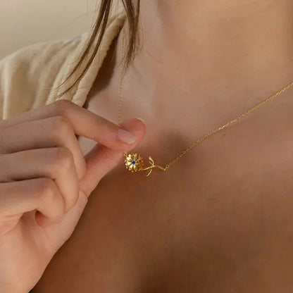 [GALE]Maribelle Birth Flower Gold Necklace