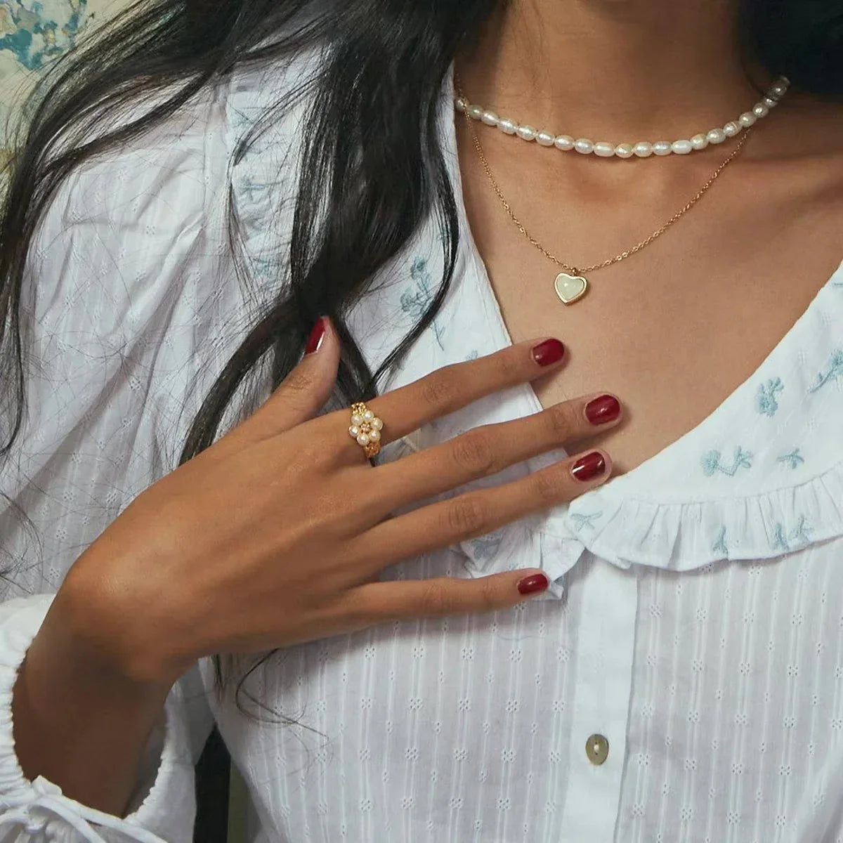 [GALE]Thalia Freshwater Pearl Ring