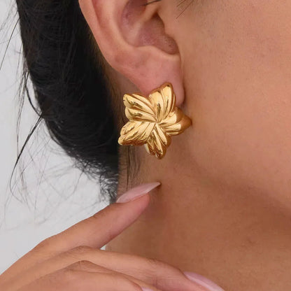 [GALE]Thymes Gold Star Earrings