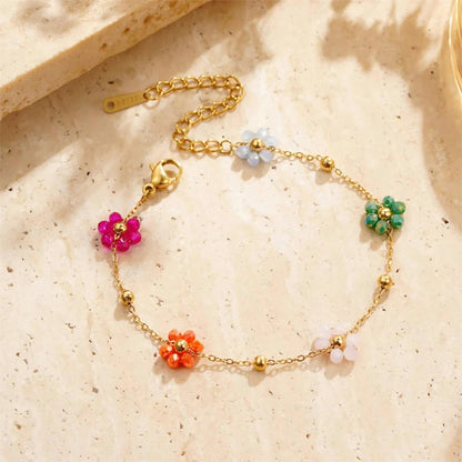 [GALE]Azalea Floral Gold Bracelet