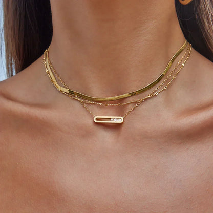 [GALE]Abby Sculpted Gold Pendant