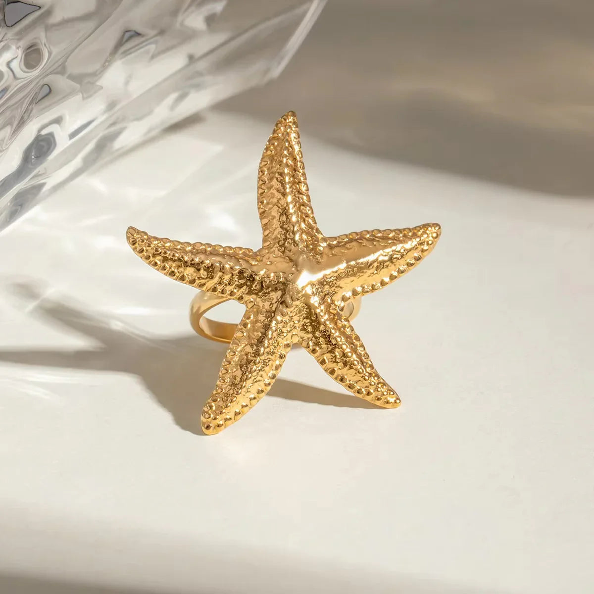 [GALE]Seabreeze Gold Starfish Ring