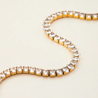 [GALE]Avaria Oval Cut Tennis Bracelet