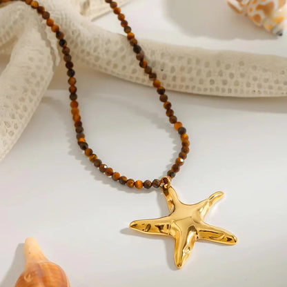 [GALE]Umi Gold Starfish Pendant