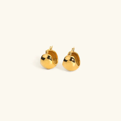 [GALE]Sunna Gold Huggie Earrings
