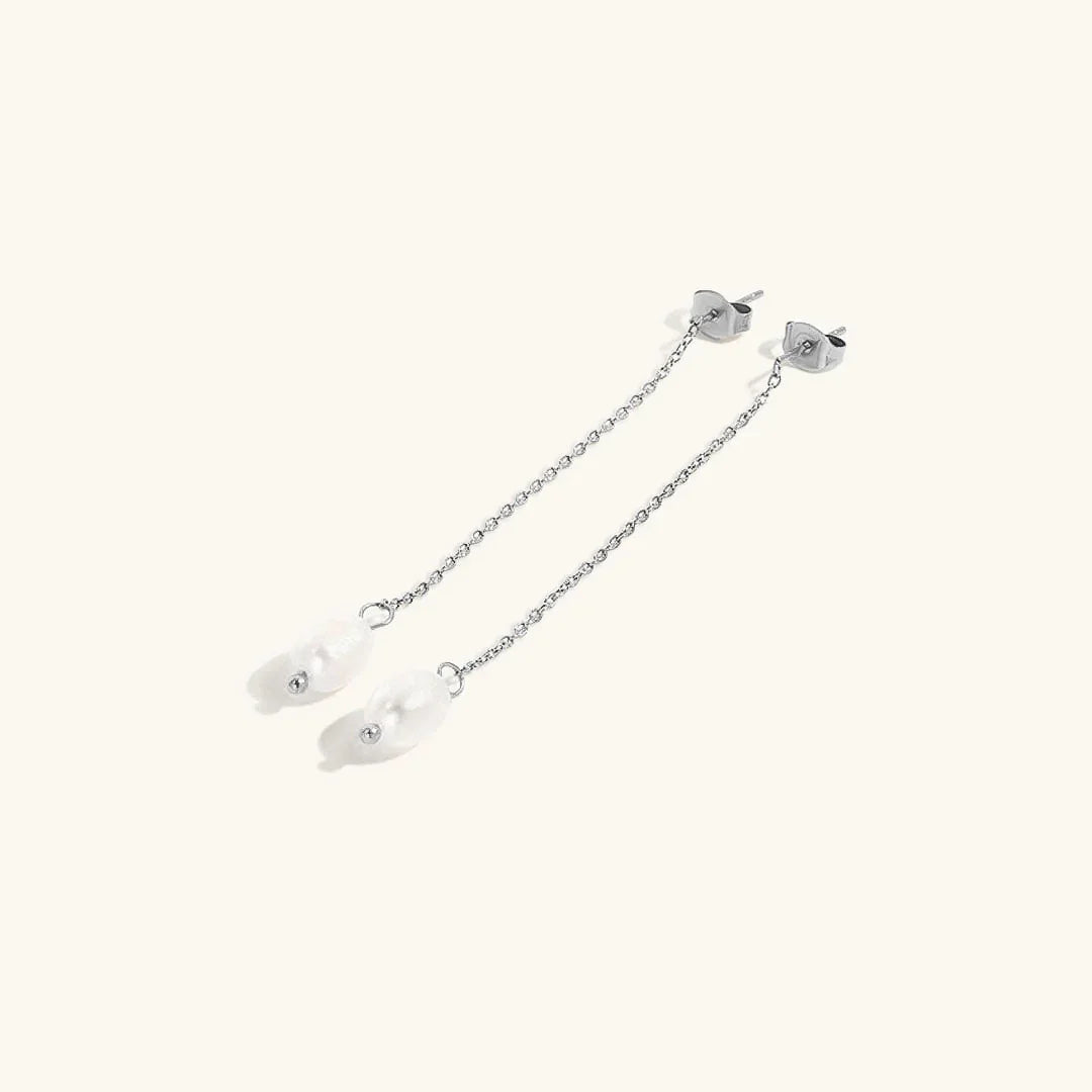 [GALE]Tessa Pearl Tassel Earrings