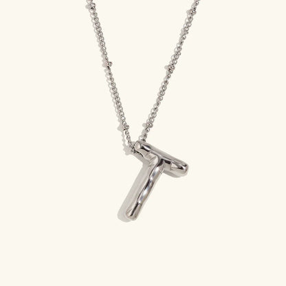 [GALE]Balloon Gold Initial Necklace