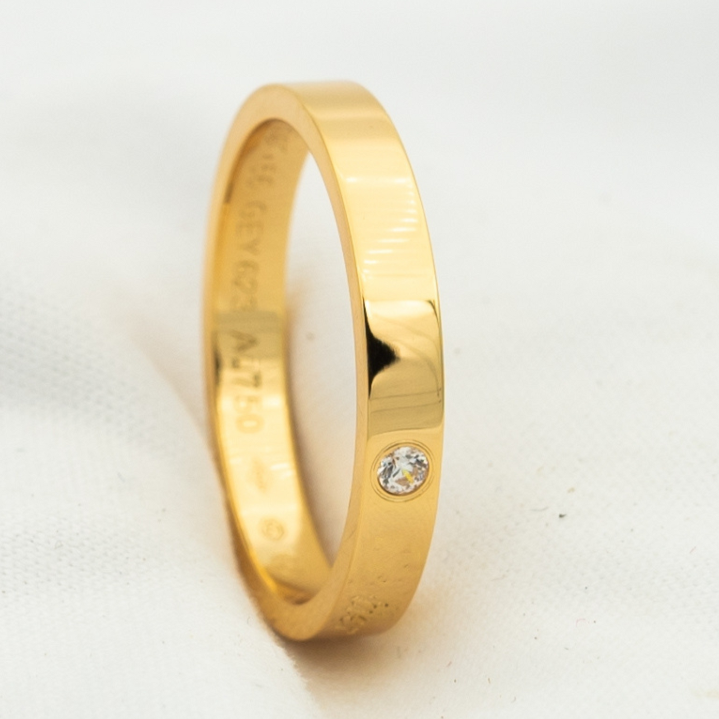 [GALE] Liebesring 4 mm 1 Diamant