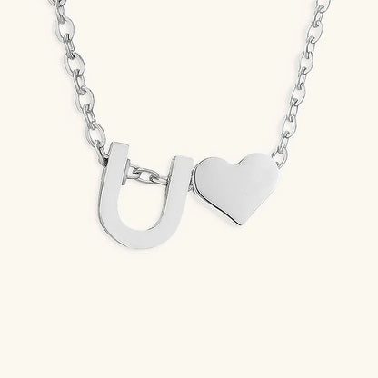 [GALE]Ria Initial Letter Gold Necklace