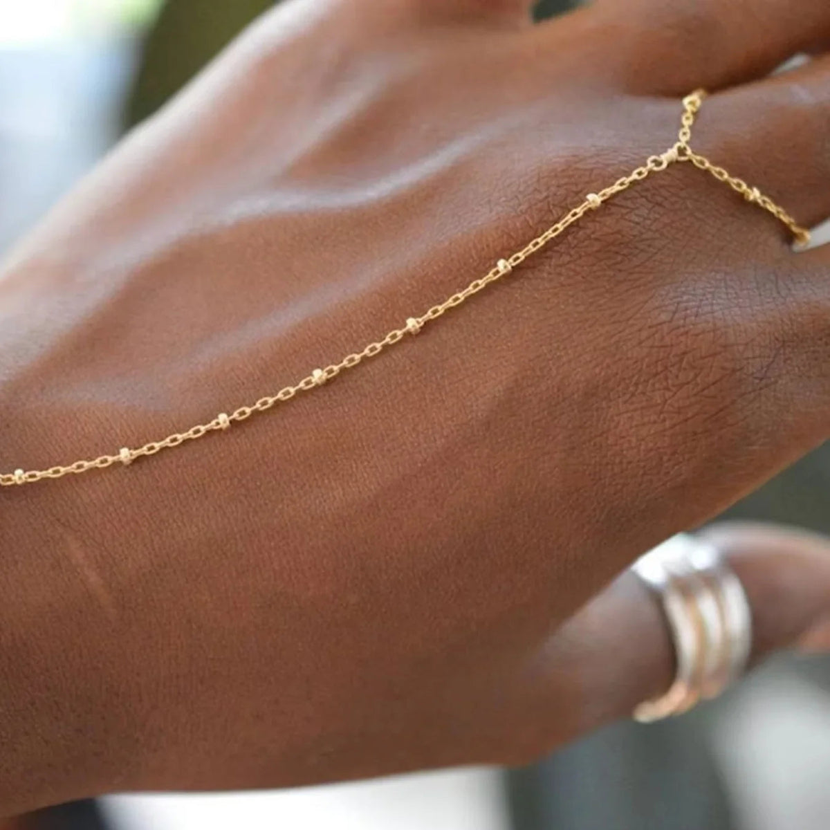 [GALE]Evelyne Gold Chain Bracelet