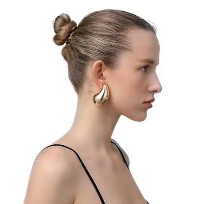 [GALE]Sandra Teardrop Gold Earrings