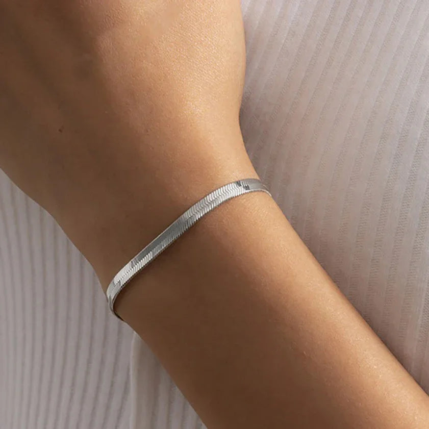 [GALE]Vida Gold Herringbone Bracelet