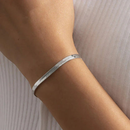 [GALE]Vida Gold Herringbone Bracelet