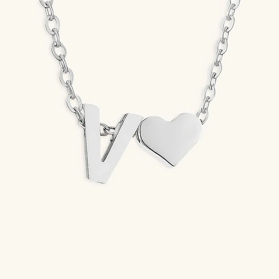 [GALE]Ria Initial Letter Gold Necklace