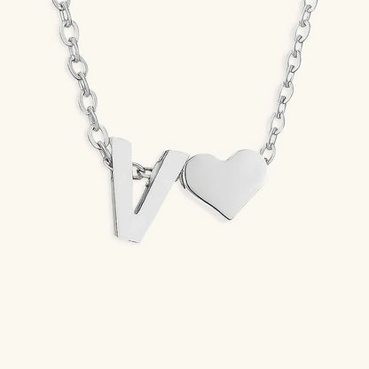 [GALE]Ria Initial Letter Gold Necklace