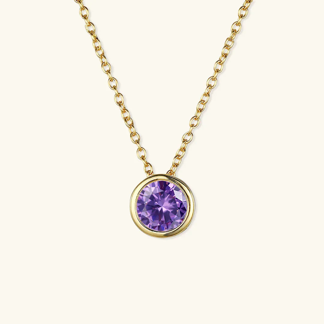 [GALE]Amelia Birthstone Necklace