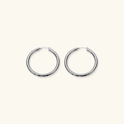 [GALE]Wide Hoop Earrings