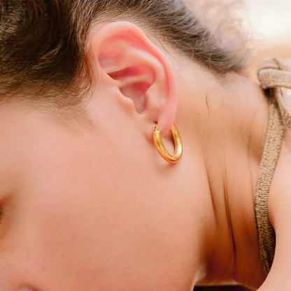 [GALE]Wide Hoop Earrings