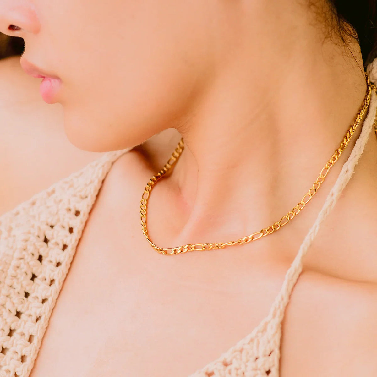 [GALE]Willow Gold Chain Necklace