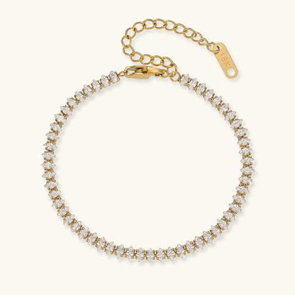 [GALE]Wisteria Diamond Tennis Bracelet