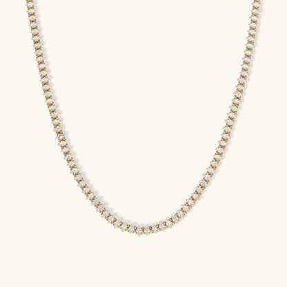 [GALE]Wisteria Diamond Tennis Necklace