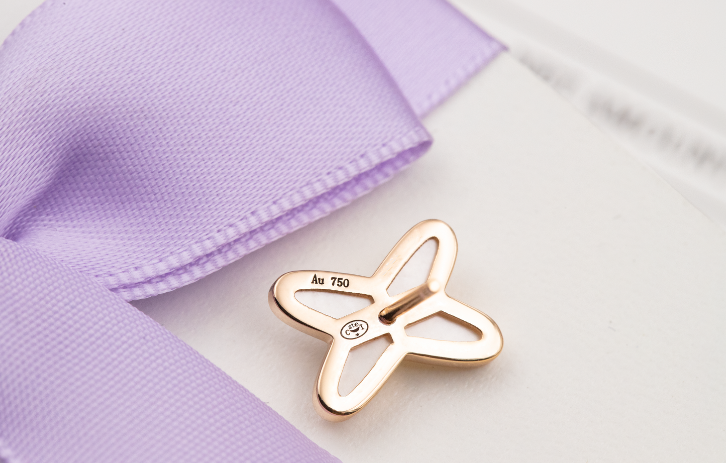 [GALE]JEUX DE WHITE POP ROSE GOLD DIAMOND EARRINGS
