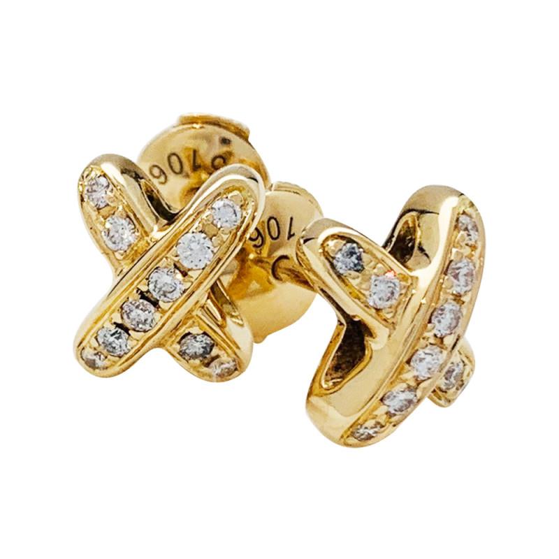 [GALE]JEUX DE GOLD DIAMANT-OHRRINGE