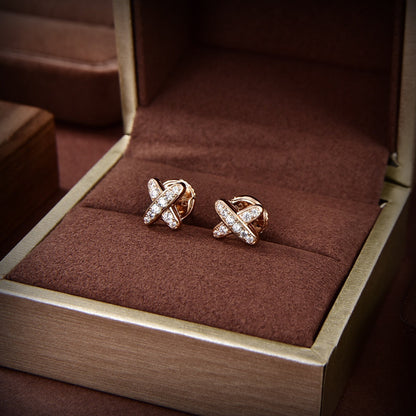 [GALE]JEUX DE GOLD DIAMANT-OHRRINGE