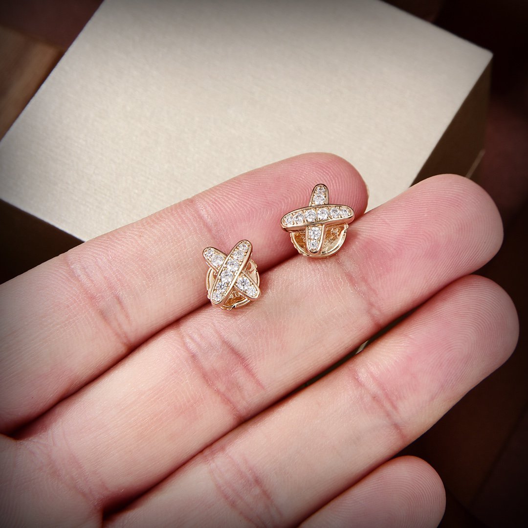 [GALE]JEUX DE GOLD DIAMANT-OHRRINGE