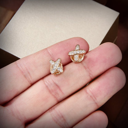 [GALE]JEUX DE GOLD DIAMANT-OHRRINGE