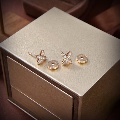 [GALE]JEUX DE GOLD DIAMANT-OHRRINGE