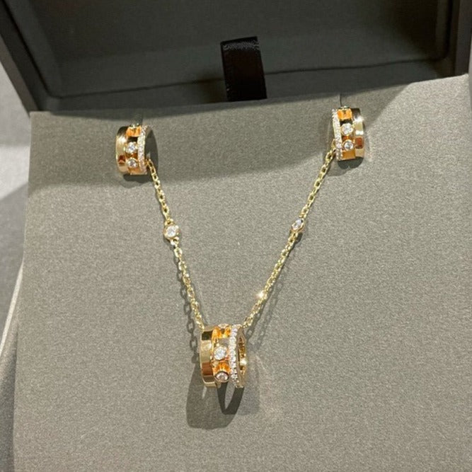 [GALE]CHAIN MOVE ROMANE PEDAND NECKLACE
