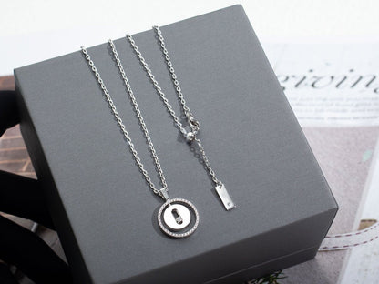 [GALE]LUCKY MOVE PM NECKLACE SILVER DIAMOND