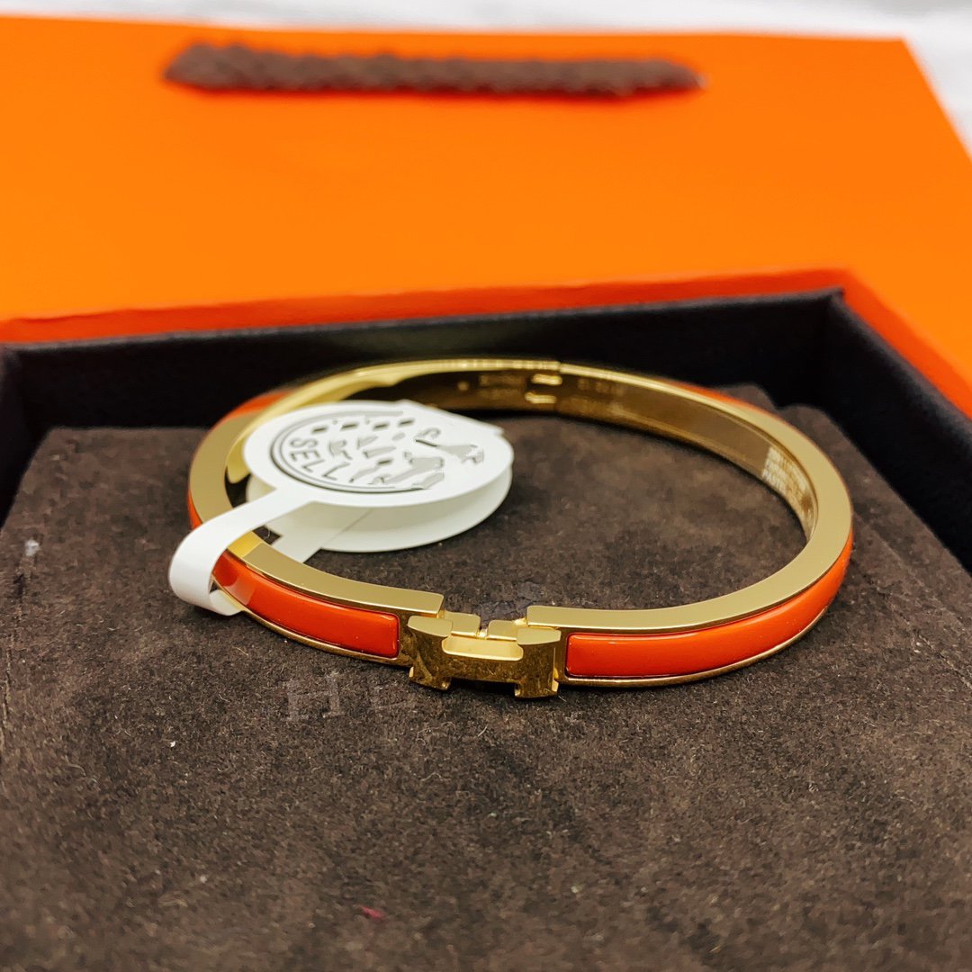 [GALE]CLASSIC HM CLIC RED 8MM ENAMEL BRACELET