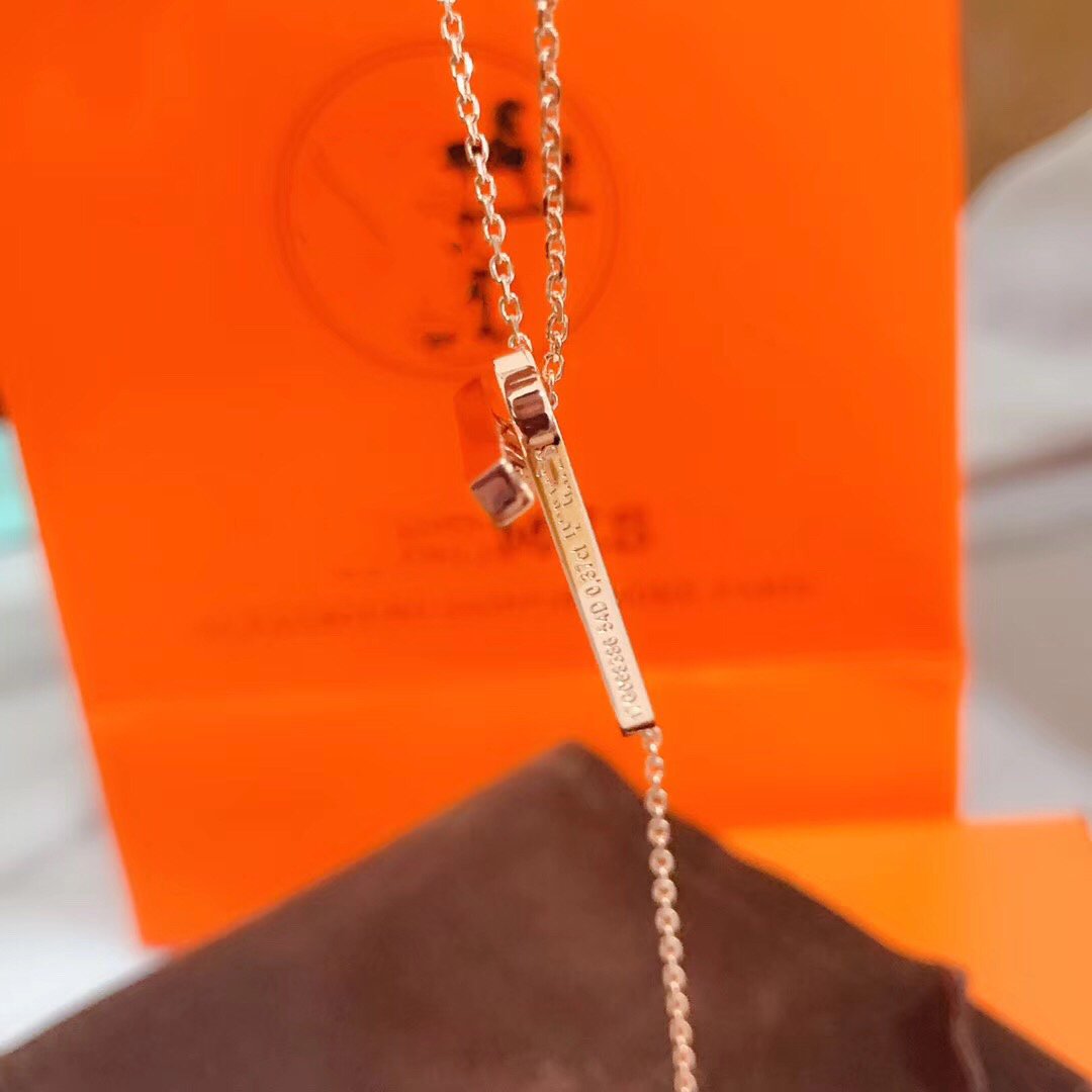[GALE]HM HALSKETTE PLATIN ROSÉGOLD DIAMANT