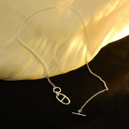 [GALE]HM CHAINE D'ANCRE PENDANT NECKLACE STERLING SILVER