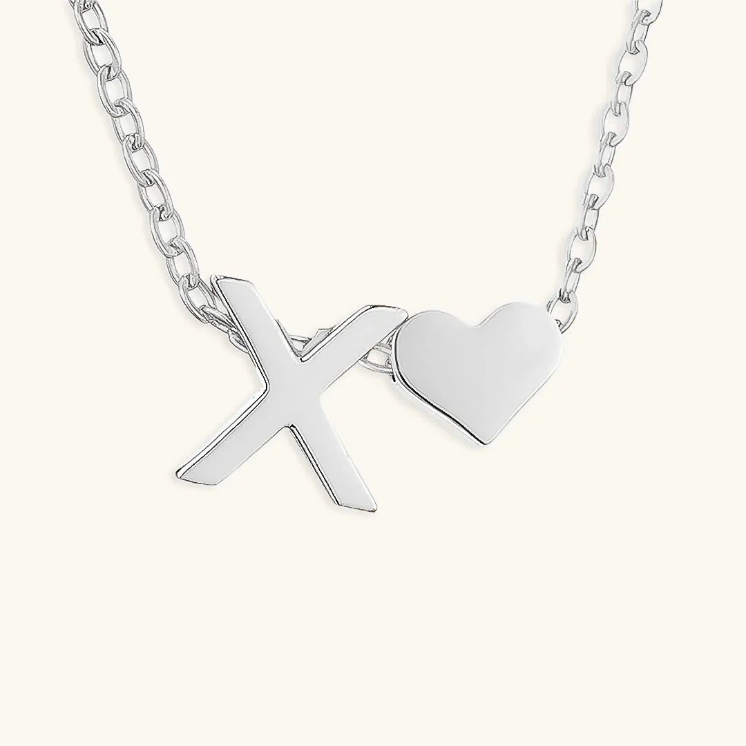 [GALE]Ria Initial Letter Gold Necklace