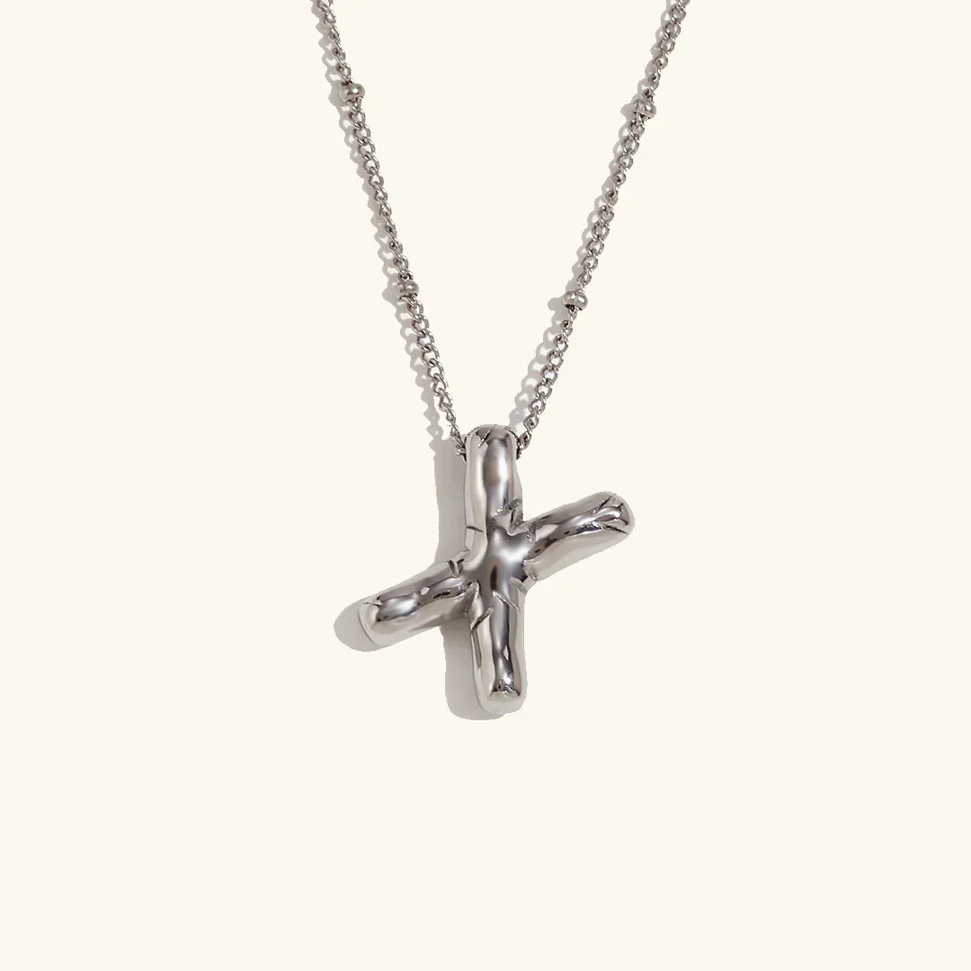 [GALE]Balloon Gold Initial Necklace