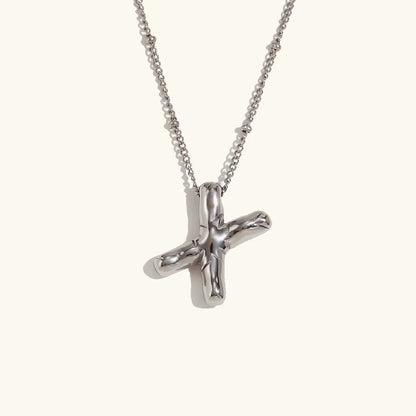 [GALE]Balloon Gold Initial Necklace