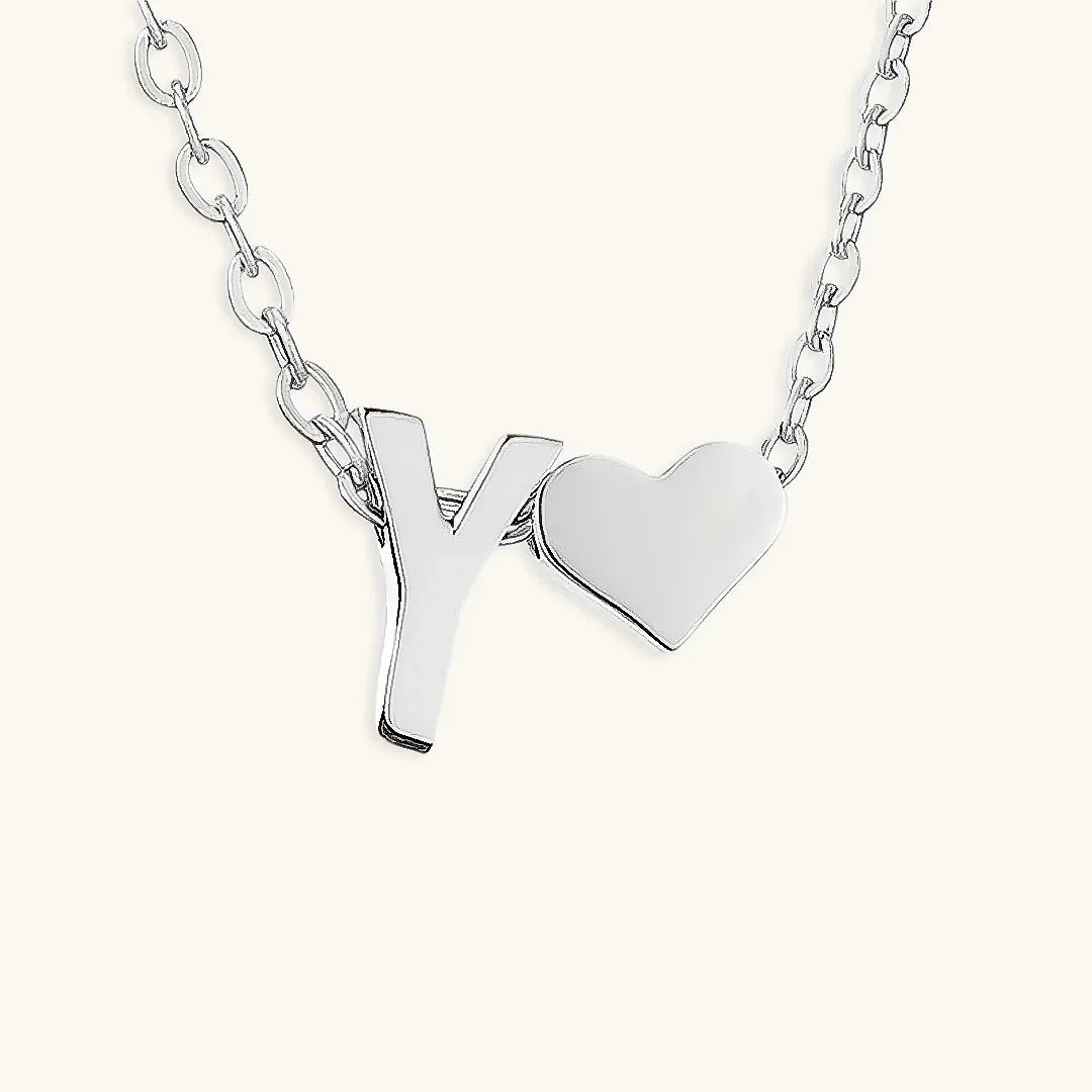 [GALE]Ria Initial Letter Gold Necklace